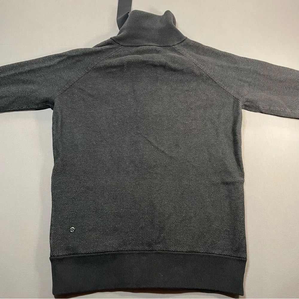 Lululemon Post Savasana REVERSIBLE Jacket in Black & Heathered Grey - Womens 10